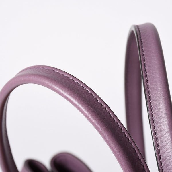 Very Good Condition GUCCI Hand Bag Tote Bag GG Canvas Soho Lilac 353122 Used 4a001694