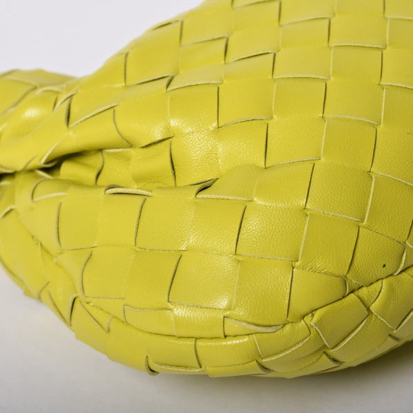 新品未使用 BOTTEGAVENETA ボッテガヴェネタ MINI JODIE ミニ ジョディ ハンドバッグ 651876 イントレチャート ライムグリーン 中古 4a001679