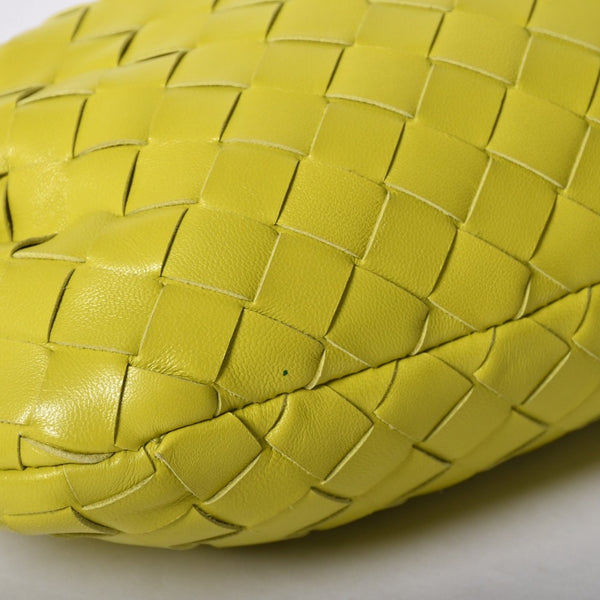新品未使用 BOTTEGAVENETA ボッテガヴェネタ MINI JODIE ミニ ジョディ ハンドバッグ 651876 イントレチャート ライムグリーン 中古 4a001679