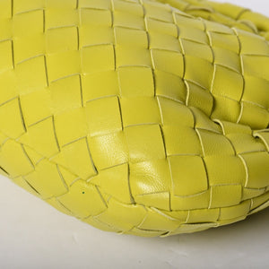 新品未使用 BOTTEGAVENETA ボッテガヴェネタ MINI JODIE ミニ ジョディ ハンドバッグ 651876 イントレチャート ライムグリーン 中古 4a001679