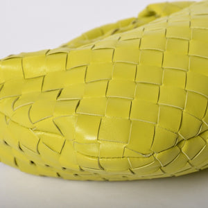 新品未使用 BOTTEGAVENETA ボッテガヴェネタ MINI JODIE ミニ ジョディ ハンドバッグ 651876 イントレチャート ライムグリーン 中古 4a001679