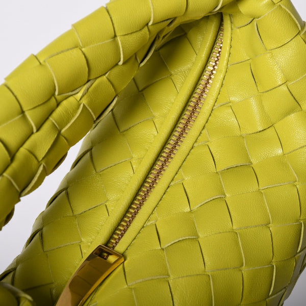 新品未使用 BOTTEGAVENETA ボッテガヴェネタ MINI JODIE ミニ ジョディ ハンドバッグ 651876 イントレチャート ライムグリーン 中古 4a001679