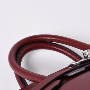 極美品 HERMES エルメス Haut a Courroies オータクロア55 ハンドバッグ トゴ ルージュアッシュ シルバー金具 □E刻印 中古 4a001699