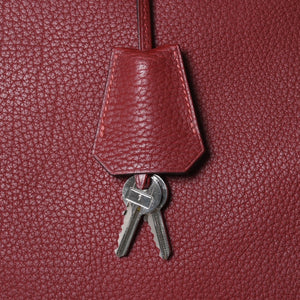 極美品 HERMES エルメス Haut a Courroies オータクロア55 ハンドバッグ トゴ ルージュアッシュ シルバー金具 □E刻印 中古 4a001699
