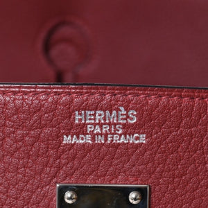 極美品 HERMES エルメス Haut a Courroies オータクロア55 ハンドバッグ トゴ ルージュアッシュ シルバー金具 □E刻印 中古 4a001699