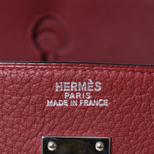 画像をギャラリービューアに読み込む, 極美品 HERMES エルメス Haut a Courroies オータクロア55 ハンドバッグ トゴ ルージュアッシュ シルバー金具 □E刻印 中古 4a001699