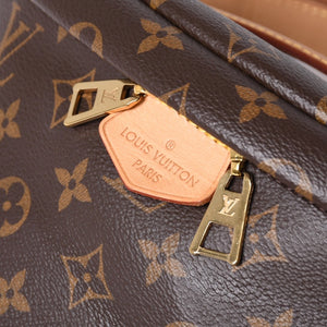 極美品 LOUIS VUITTON ルイ ヴィトン バムバッグMM ショルダーバッグ M43644 ブラウン モノグラムキャンバス レザー ゴールド金具 中古 4a001233