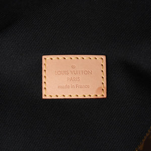極美品 LOUIS VUITTON ルイ ヴィトン バムバッグMM ショルダーバッグ M43644 ブラウン モノグラムキャンバス レザー ゴールド金具 中古 4a001233