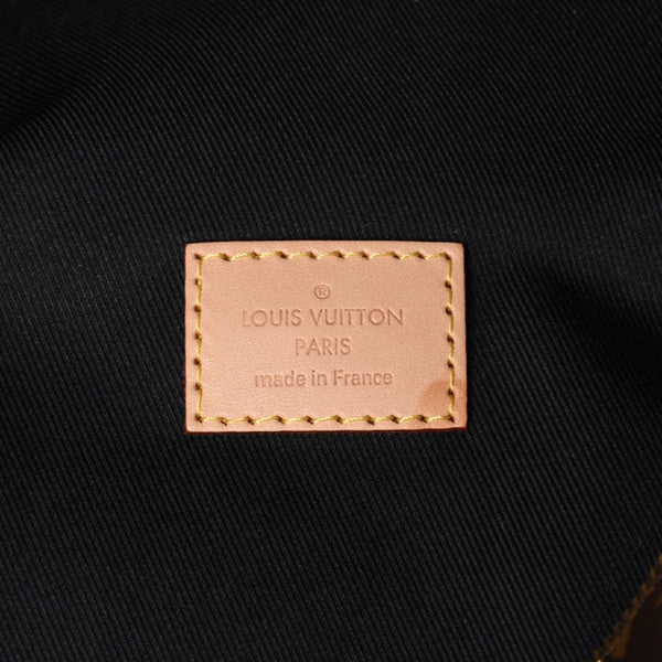 極美品 LOUIS VUITTON ルイ ヴィトン バムバッグMM ショルダーバッグ M43644 ブラウン モノグラムキャンバス レザー ゴールド金具 中古 4a001233