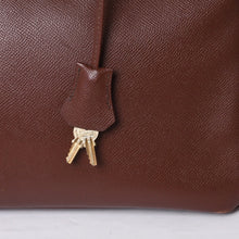 画像をギャラリービューアに読み込む, HERMES エルメス オータクロア 32 ハンドバッグ ハバナ クシュベル ゴールド金具 レディース □A刻印 美品 中古 4a001698