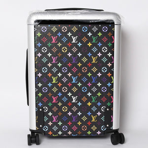 New and unused LOUIS VUITTON Horizon 55 Suitcase Monogram Multicolor LV×TM Horizon 55 Takashi Murakami Collaboration Black M13787 Used 4a001190