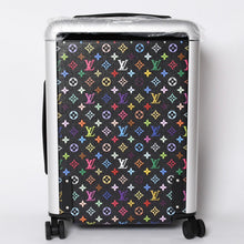 画像をギャラリービューアに読み込む, 新品未使用 LOUIS VUITTON ルイヴィトン ホライゾン 55 スーツケース モノグラム・マルチカラー LV×TM ホライゾン55 村上隆 コラボ ブラック M13787 中古 4a001190