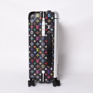 New and unused LOUIS VUITTON Horizon 55 Suitcase Monogram Multicolor LV×TM Horizon 55 Takashi Murakami Collaboration Black M13787 Used 4a001190