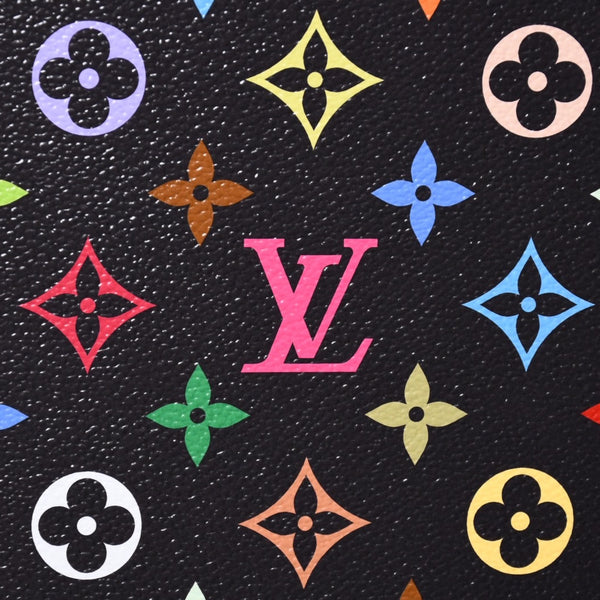 New and unused LOUIS VUITTON Horizon 55 Suitcase Monogram Multicolor LV×TM Horizon 55 Takashi Murakami Collaboration Black M13787 Used 4a001190