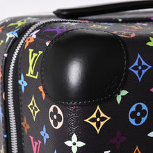 画像をギャラリービューアに読み込む, 新品未使用 LOUIS VUITTON ルイヴィトン ホライゾン 55 スーツケース モノグラム・マルチカラー LV×TM ホライゾン55 村上隆 コラボ ブラック M13787 中古 4a001190