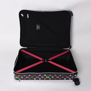 New and unused LOUIS VUITTON Horizon 55 Suitcase Monogram Multicolor LV×TM Horizon 55 Takashi Murakami Collaboration Black M13787 Used 4a001190