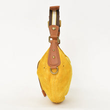 画像をギャラリービューアに読み込む, 新品同様 LOUIS VUITTON ルイヴィトン ハンドバッグ オナタPM モノグラムスエード イエロー モノグラムマヒナ M95121 スエード 中古 4a001702