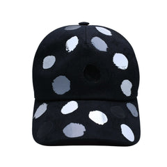 Very Good Condition LOUIS VUITTON LV×YK Casquette Painted Dot Cap M7063L Yayoi Kusama Collaboration Dot Pattern Used 4a001708