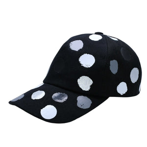 Very Good Condition LOUIS VUITTON LV×YK Casquette Painted Dot Cap M7063L Yayoi Kusama Collaboration Dot Pattern Used 4a001708