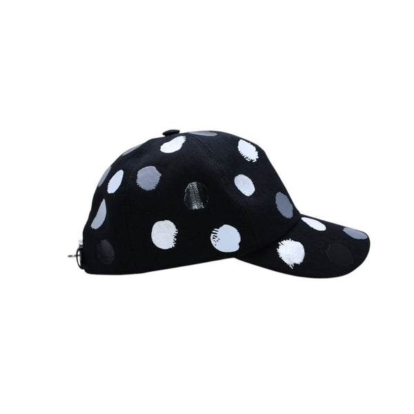 Very Good Condition LOUIS VUITTON LV×YK Casquette Painted Dot Cap M7063L Yayoi Kusama Collaboration Dot Pattern Used 4a001708