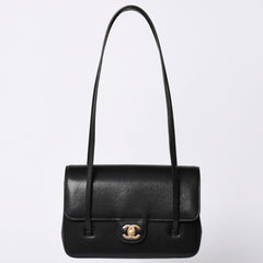 New and unused CHANEL 26SS Small Flap Bag Black Jenny's favorite Small flap bag Black Gold hardware Used 4a001715