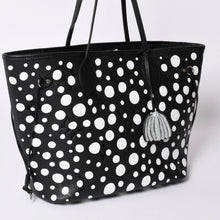 画像をギャラリービューアに読み込む, 新品未使用品 LOUIS VUITTON ルイヴィトン Tote Bag トートバッグ 草間彌生 ネヴァールMM モノグラム アンプラント インフィニティドット M46390 レザー 中古 4a001436