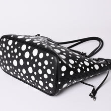 画像をギャラリービューアに読み込む, 新品未使用品 LOUIS VUITTON ルイヴィトン Tote Bag トートバッグ 草間彌生 ネヴァールMM モノグラム アンプラント インフィニティドット M46390 レザー 中古 4a001436