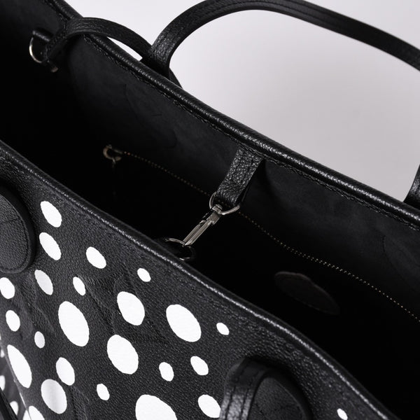 New and unused item LOUIS VUITTON Tote Bag Yayoi Kusama Never MM Monogram Empreinte Infinity Dot M46390 Leather Used 4a001436