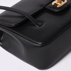 New and unused CHANEL 26SS Small Flap Bag Black Jenny's favorite Small flap bag Black Gold hardware Used 4a001715