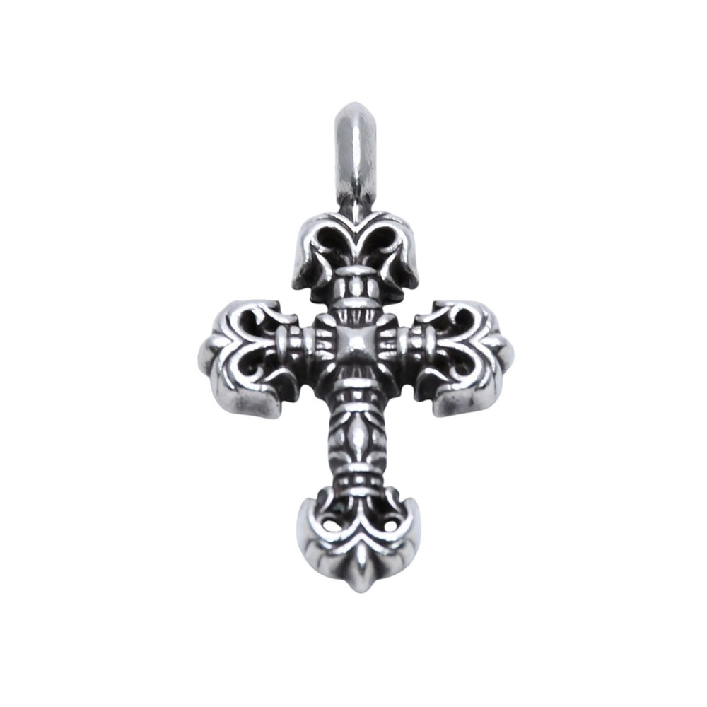 新品同様 CHROME HEARTS クロムハーツ タイニー フィリグリークロス 約4.68g ペンダント SV925 シルバー 中古 4a001720