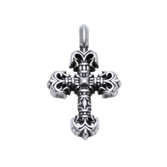 Like new CHROME HEARTS Tiny Filigree Cross Approx. 4.68g Pendant SV925 Silver Used 4a001720