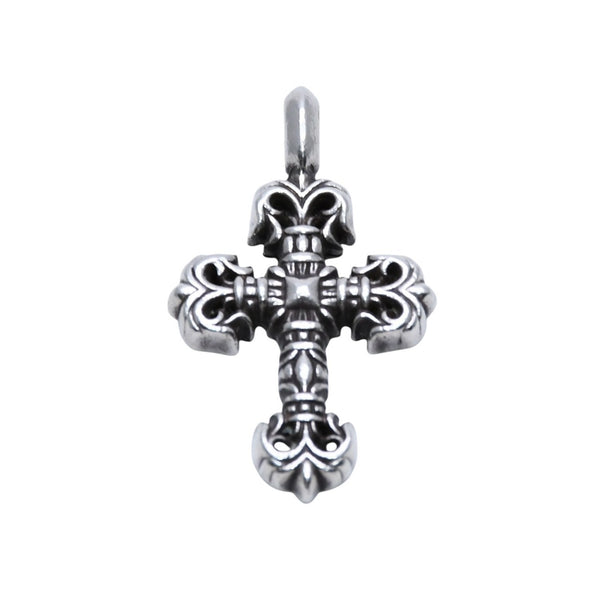 Like new CHROME HEARTS Tiny Filigree Cross Approx. 4.68g Pendant SV925 Silver Used 4a001720