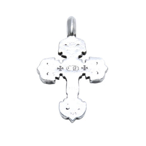 Like new CHROME HEARTS Tiny Filigree Cross Approx. 4.68g Pendant SV925 Silver Used 4a001720