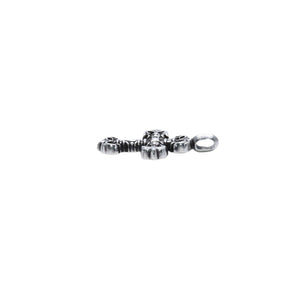Like new CHROME HEARTS Tiny Filigree Cross Approx. 4.68g Pendant SV925 Silver Used 4a001720