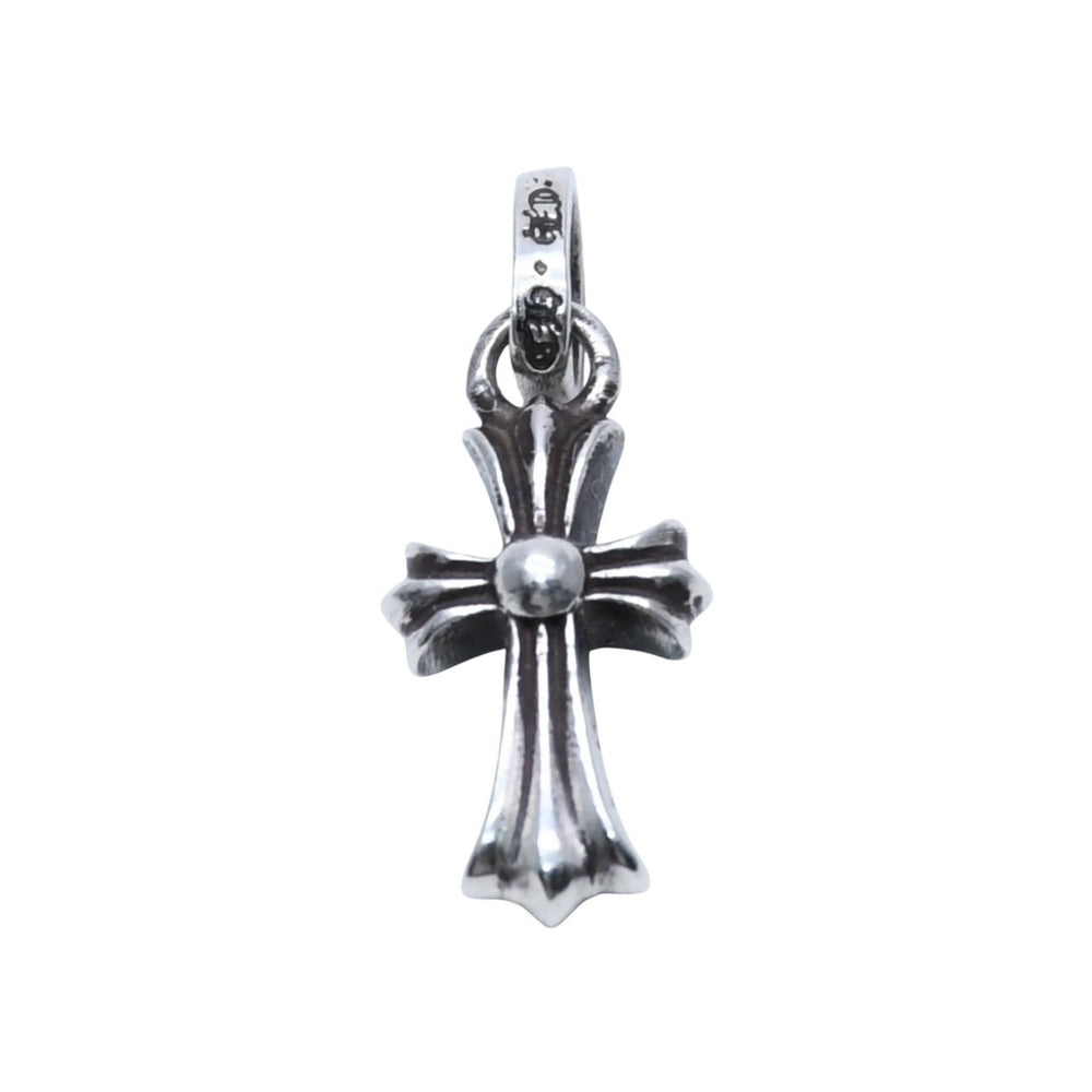新品同様 新型 CHROME HEARTS クロムハーツ CRS BBYFAT ベイビーファットクロス ペンダントトップ チャーム 重量約2.02g シルバー925 中古 4a001723