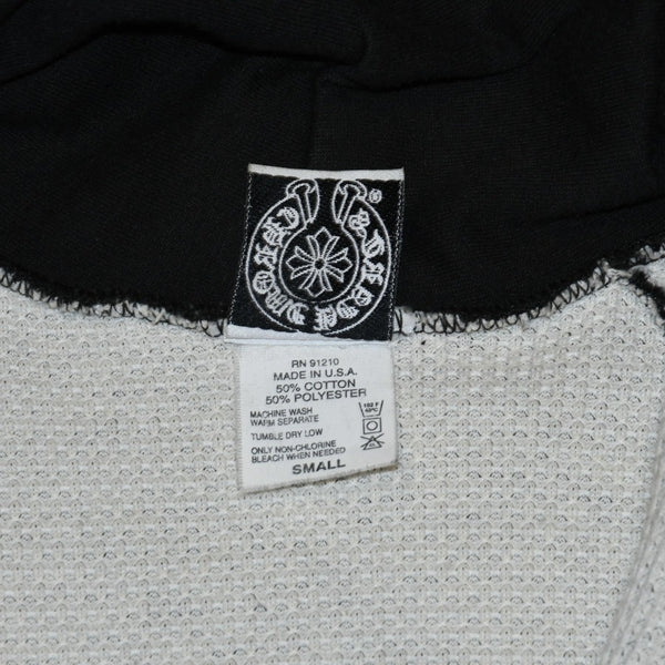CHROME HEARTS Double Face Zip Up Hoodie Size S Floral Cross Horseshoe Old Model Good Condition Used 4a001534