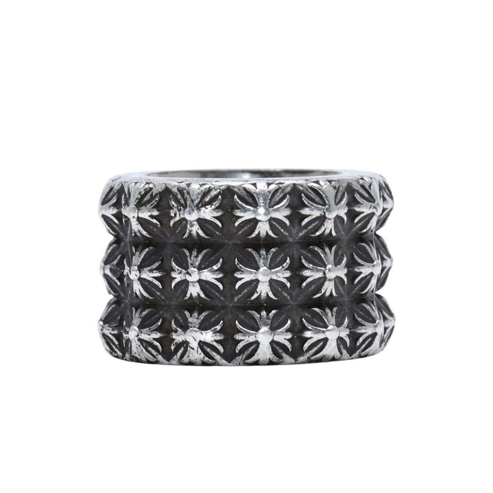 CHROME HEARTS クロムハーツ ピートパンクトリプルリング 59.09g 19号 アクセサリー SV925 シルバー925 指輪 美品 中古 4a001731