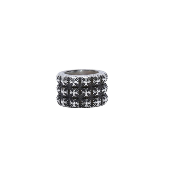 CHROME HEARTS Pete Punk Triple Ring 59.09g No. 19 Accessory SV925 Silver 925 Ring Good Condition Used 4a001731