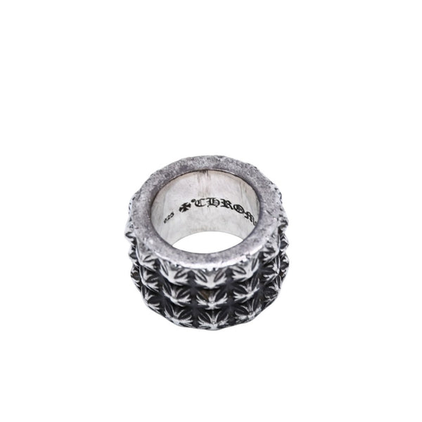 CHROME HEARTS Pete Punk Triple Ring 59.09g No. 19 Accessory SV925 Silver 925 Ring Good Condition Used 4a001731