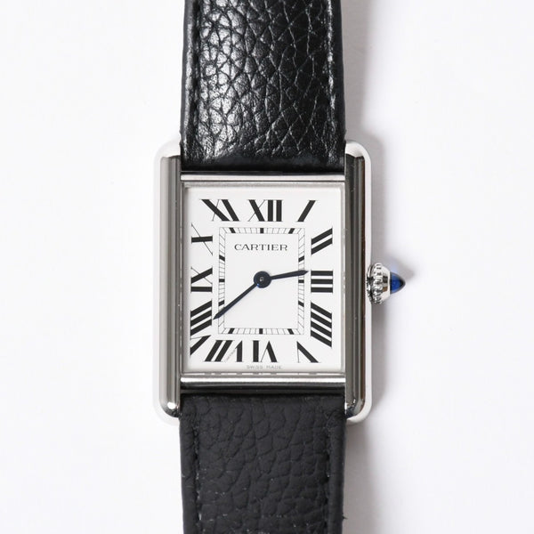 CARTIER カルティエ TANK MUST LM タンク マストLM 腕時計 重量約32.72g WSTA0041 ステンレススチール クォーツ 美品 中古 4a001792