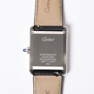 CARTIER カルティエ TANK MUST LM タンク マストLM 腕時計 重量約32.72g WSTA0041 ステンレススチール クォーツ 美品 中古 4a001792
