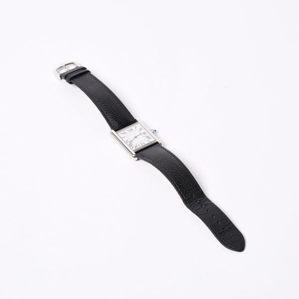 CARTIER カルティエ TANK MUST LM タンク マストLM 腕時計 重量約32.72g WSTA0041 ステンレススチール クォーツ 美品 中古 4a001792