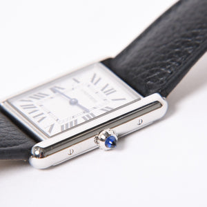 CARTIER カルティエ TANK MUST LM タンク マストLM 腕時計 重量約32.72g WSTA0041 ステンレススチール クォーツ 美品 中古 4a001792