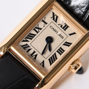 Like new Cartier Tank Louis Cartier Watch Mini WGTA0352 Dial Watch Used 4a001718