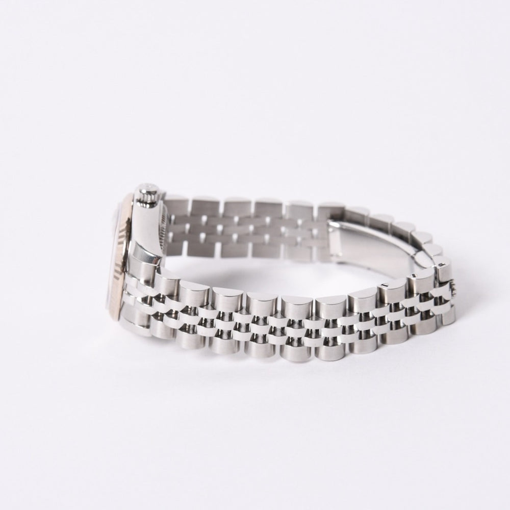 極美品 ROLEX ロレックス 腕時計 デイトジャスト 179174G D番 10P K18ホワイトゴールド ブラック文字盤 中古 4a001787