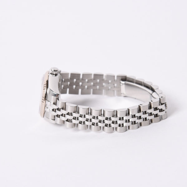 極美品 ROLEX ロレックス 腕時計 デイトジャスト 179174G D番 10P K18ホワイトゴールド ブラック文字盤 中古 4a001787