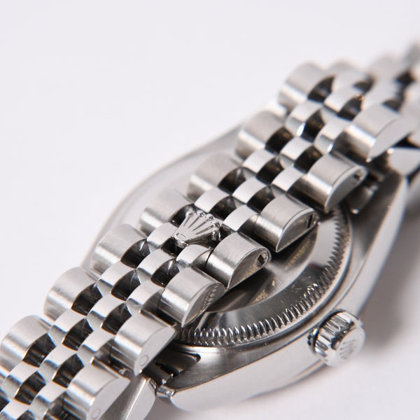 極美品 ROLEX ロレックス 腕時計 デイトジャスト 179174G D番 10P K18ホワイトゴールド ブラック文字盤 中古 4a001787