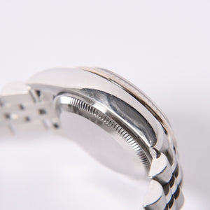 極美品 ROLEX ロレックス 腕時計 デイトジャスト 179174G D番 10P K18ホワイトゴールド ブラック文字盤 中古 4a001787