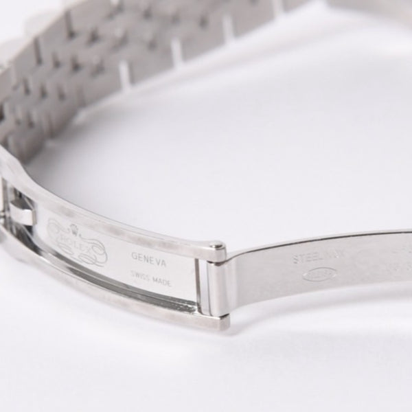 極美品 ROLEX ロレックス 腕時計 デイトジャスト 179174G D番 10P K18ホワイトゴールド ブラック文字盤 中古 4a001787
