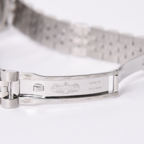 極美品 ROLEX ロレックス 腕時計 デイトジャスト 179174G D番 10P K18ホワイトゴールド ブラック文字盤 中古 4a001787